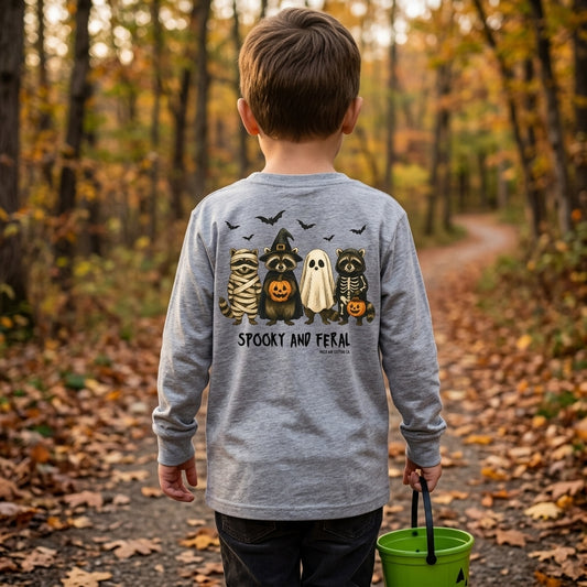 SPOOKY AND FERAL HALLOWEEN T-SHIRT
