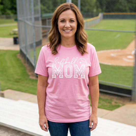 SOFTBALL MOM T-SHIRT (ADULT)