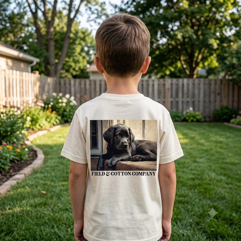 CHOCOLATE LAB PUPPY T-SHIRT