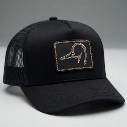 CAMO DUCK HEAD YOUTH HAT