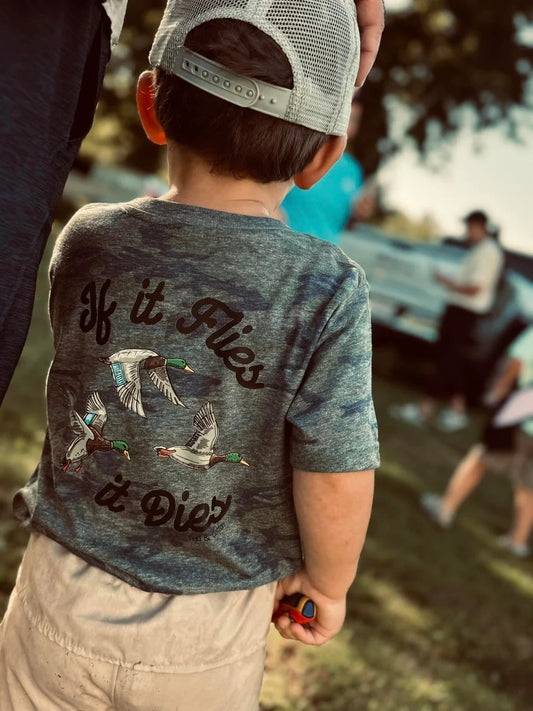 IF IT FLIES IT DIES T-SHIRT