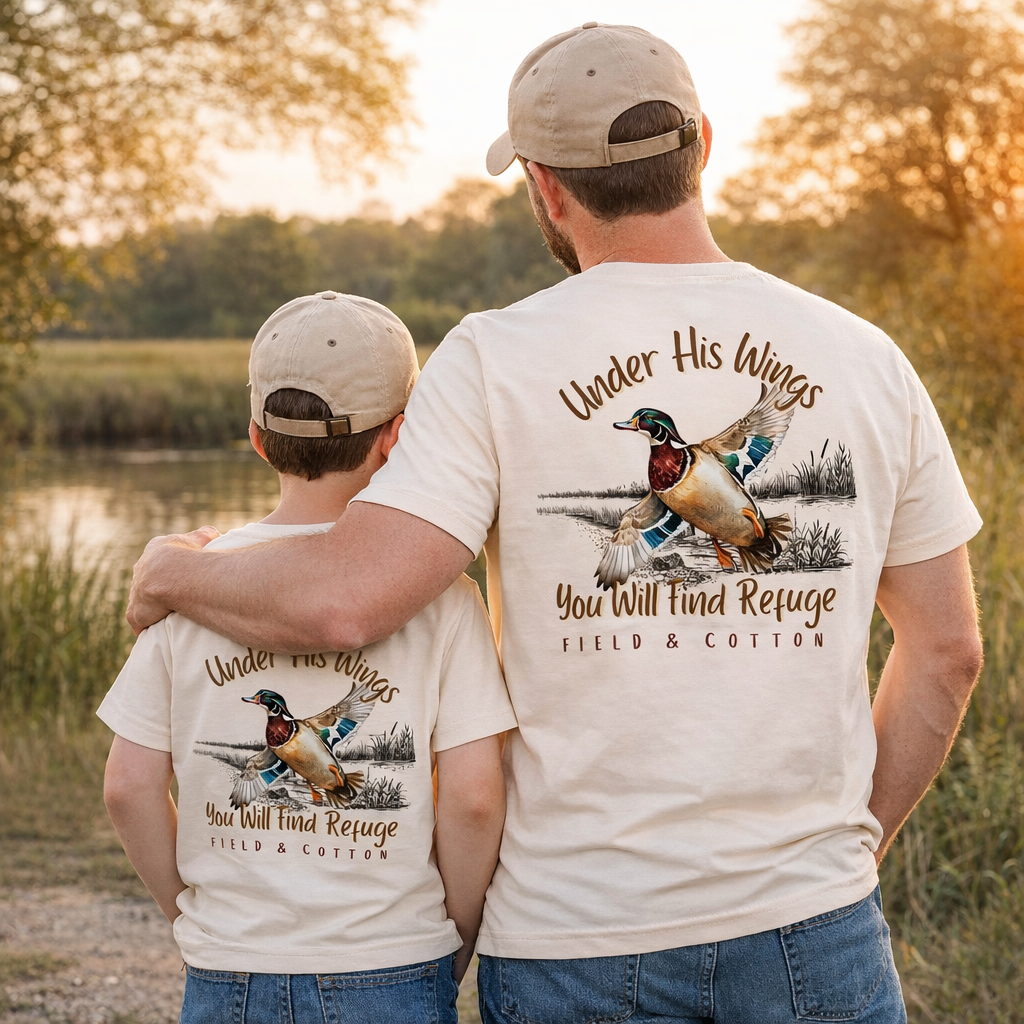 UNDER HIS WINGS T-SHIRT