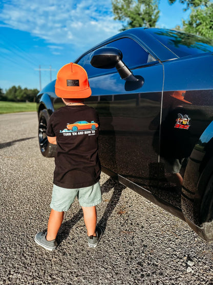TURN 'EM AND BURN 'EM T-SHIRT