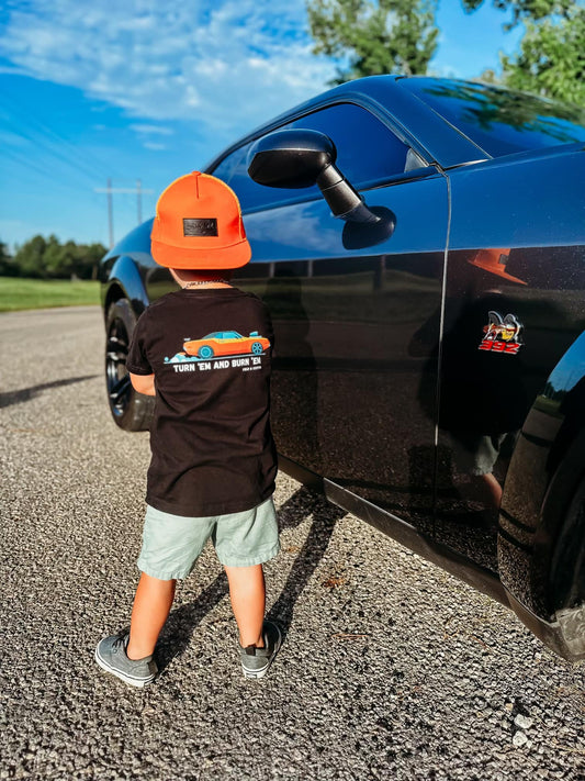 TURN 'EM AND BURN 'EM T-SHIRT