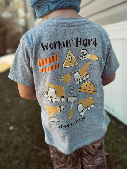WORKIN' HARD (CONSTRUCTION) T-SHIRT